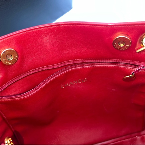 ❤️ Authentic Chanel Triple C Tote double chain shoulder Bag - Picture 5 of 16